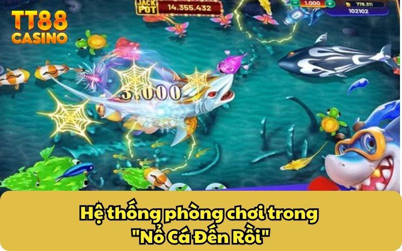 Nổ Cá Đến Rồi TT88: Săn Cá Kịch Tính Cùng Thưởng Cực Khủng 3 Hệ thống phòng chơi trong "Nổ Cá Đến Rồi"